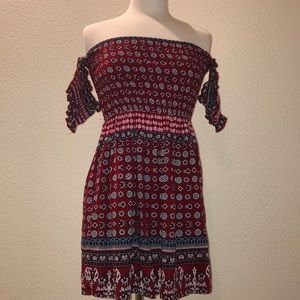 Off the shoulder dress